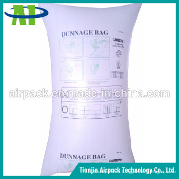 Fabricante de bolsas de aire inflable tejido PP blanco a prueba de golpes Ppwoven Dunnage